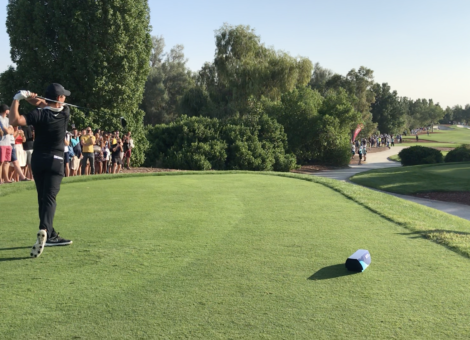 Rory McIlroy, Tee Shot buca 16 DPWTC Dubai, 2019